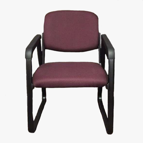 Black Sled Base Frame Guest Chair
