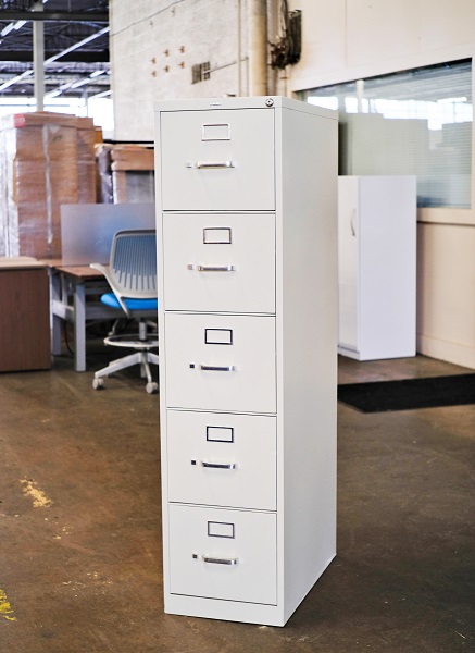 HON 5-Drawer Vertical Files