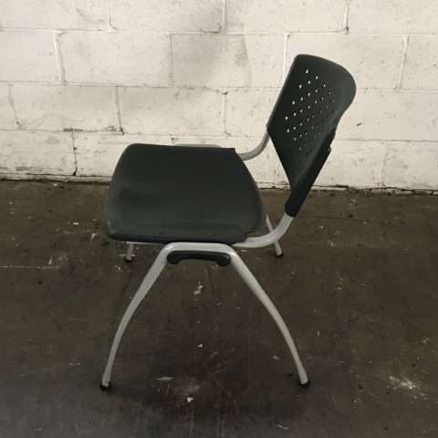 Perforated Back Poly Stack Chair