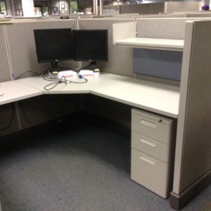 Herman Miller AO2 Workstation - Grey