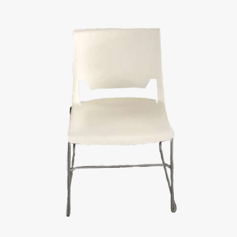White Poly Stack Chair