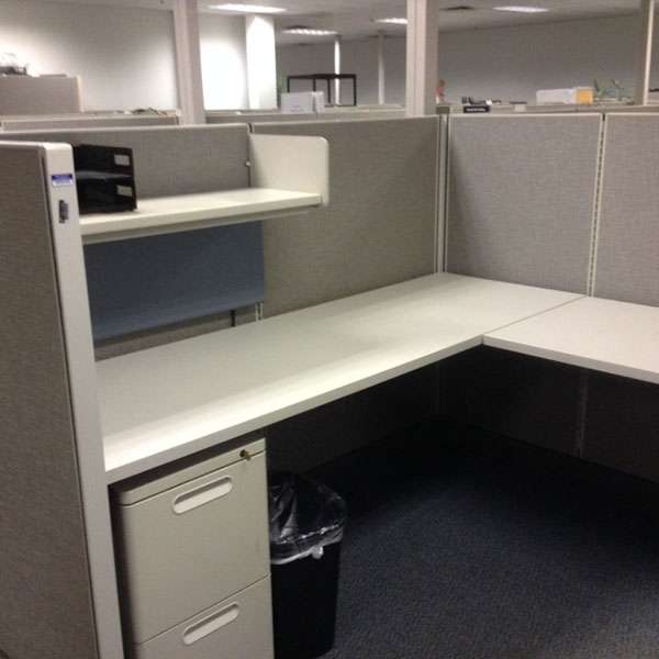 Herman Miller AO2 Workstation - Grey