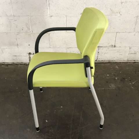 Green Fabric Guest Chair