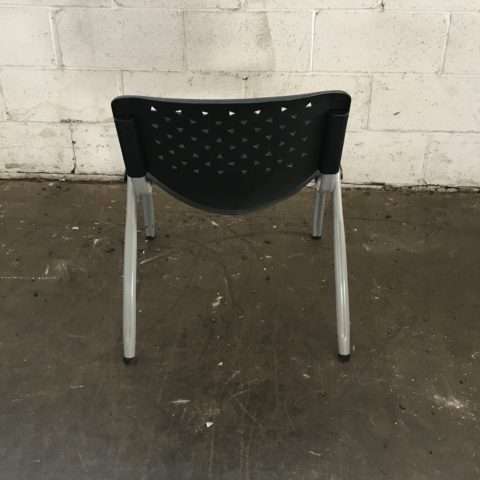 Perforated Back Poly Stack Chair