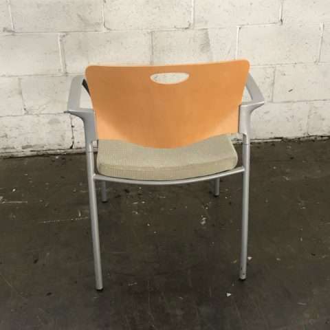 Wood Back Guest Chair
