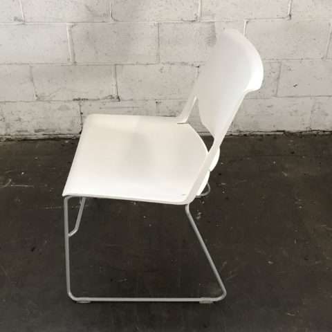 White Poly Stack Chair