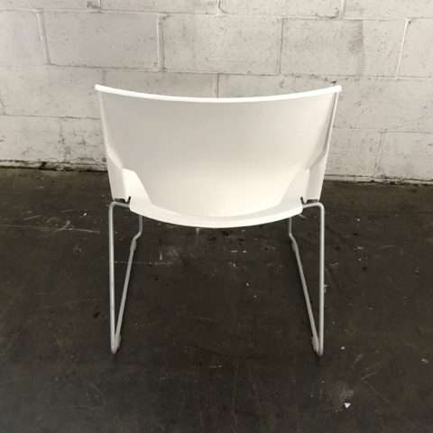 White Poly Stack Chair
