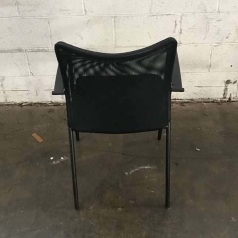 Mesh Back Stack Chair w/ Arms